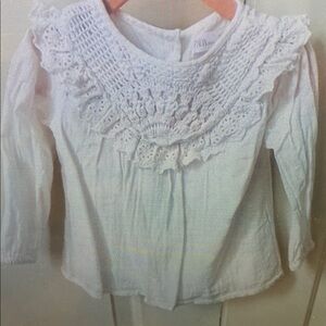 White Lace Kids Blouse